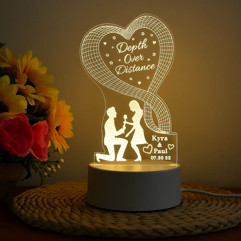 3D Illusion LED Lamp